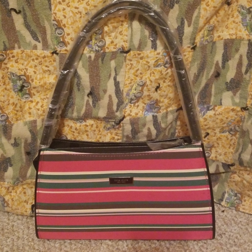 Kate Spade striped handbag